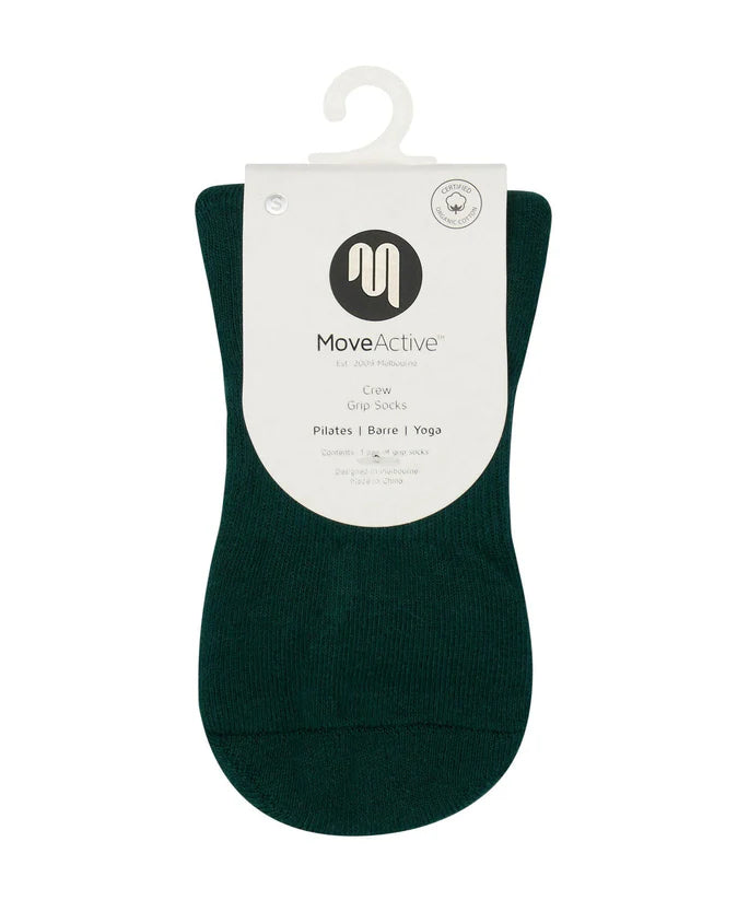 MoveActive Crew Non Slip Grip Socks - Fade Twilight
