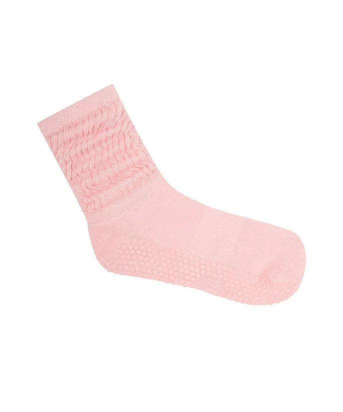 MoveActive Scrunch Non Slip Grip Socks - Pink