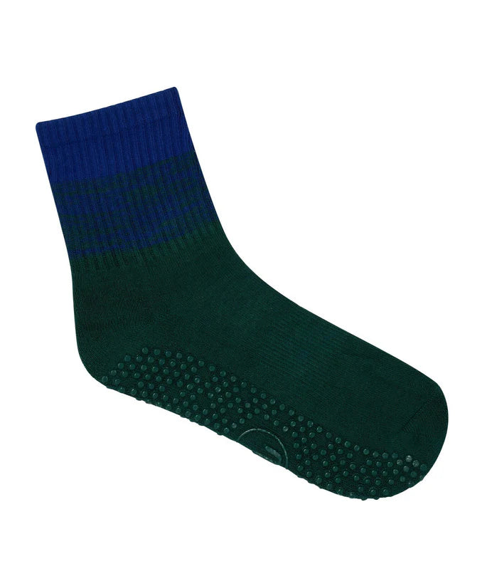 MoveActive Crew Non Slip Grip Socks - Fade Twilight