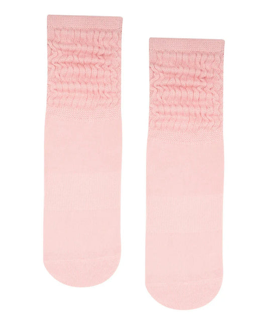 MoveActive Scrunch Non Slip Grip Socks - Pink